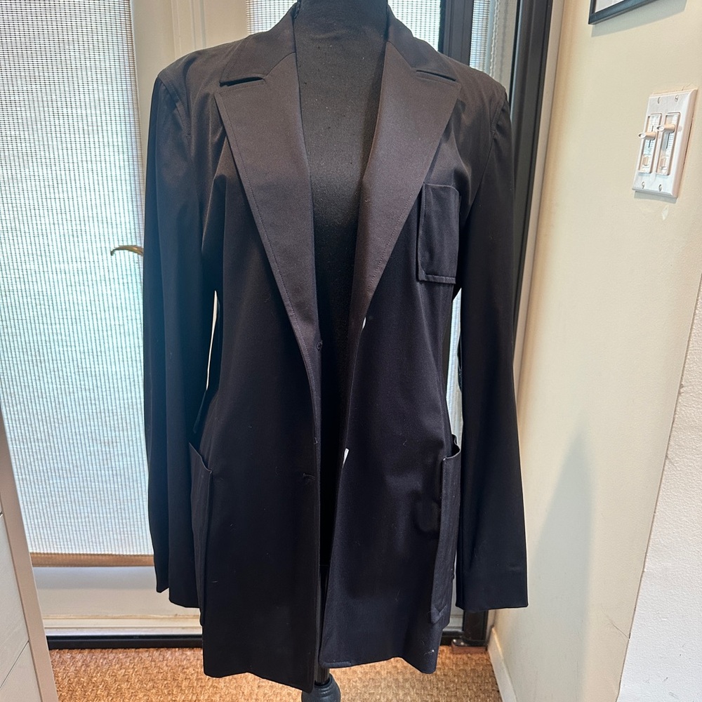 Jil Sander Classic Summer Black Blazer